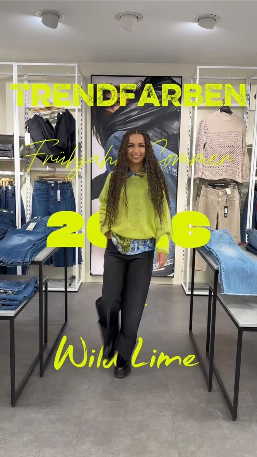 Instagram Video Trend Farbe wild lime