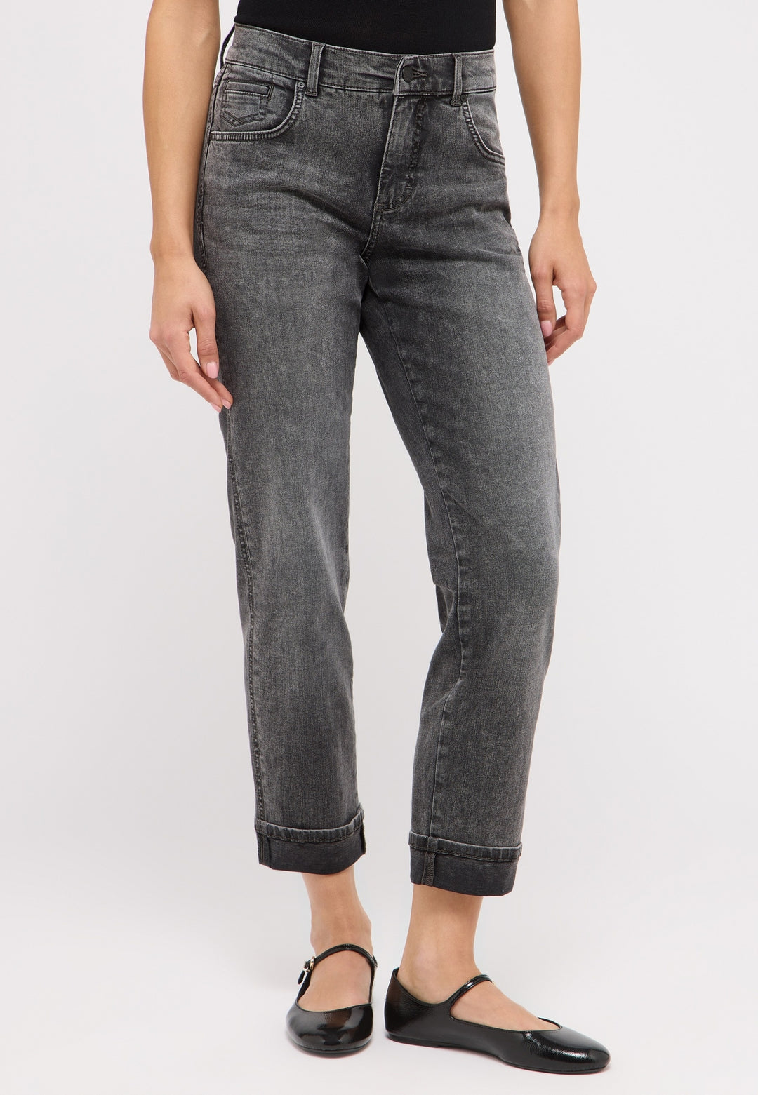 DARLEEN CROP TU, grey random used 12758 Bild 3