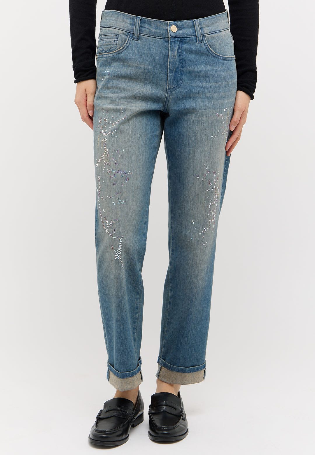 DARLEEN GLAM, dirty light blue used destroyed 34388 Bild 3