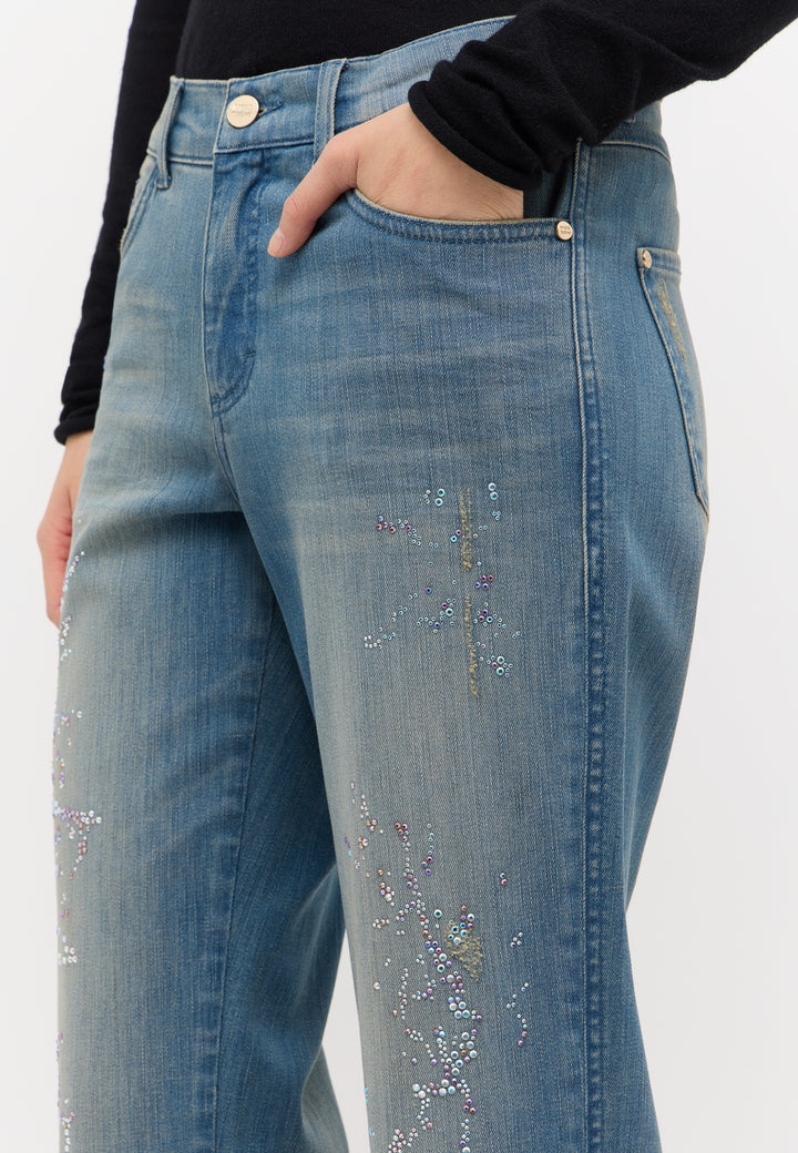 DARLEEN GLAM, dirty light blue used destroyed 34388 Bild 6
