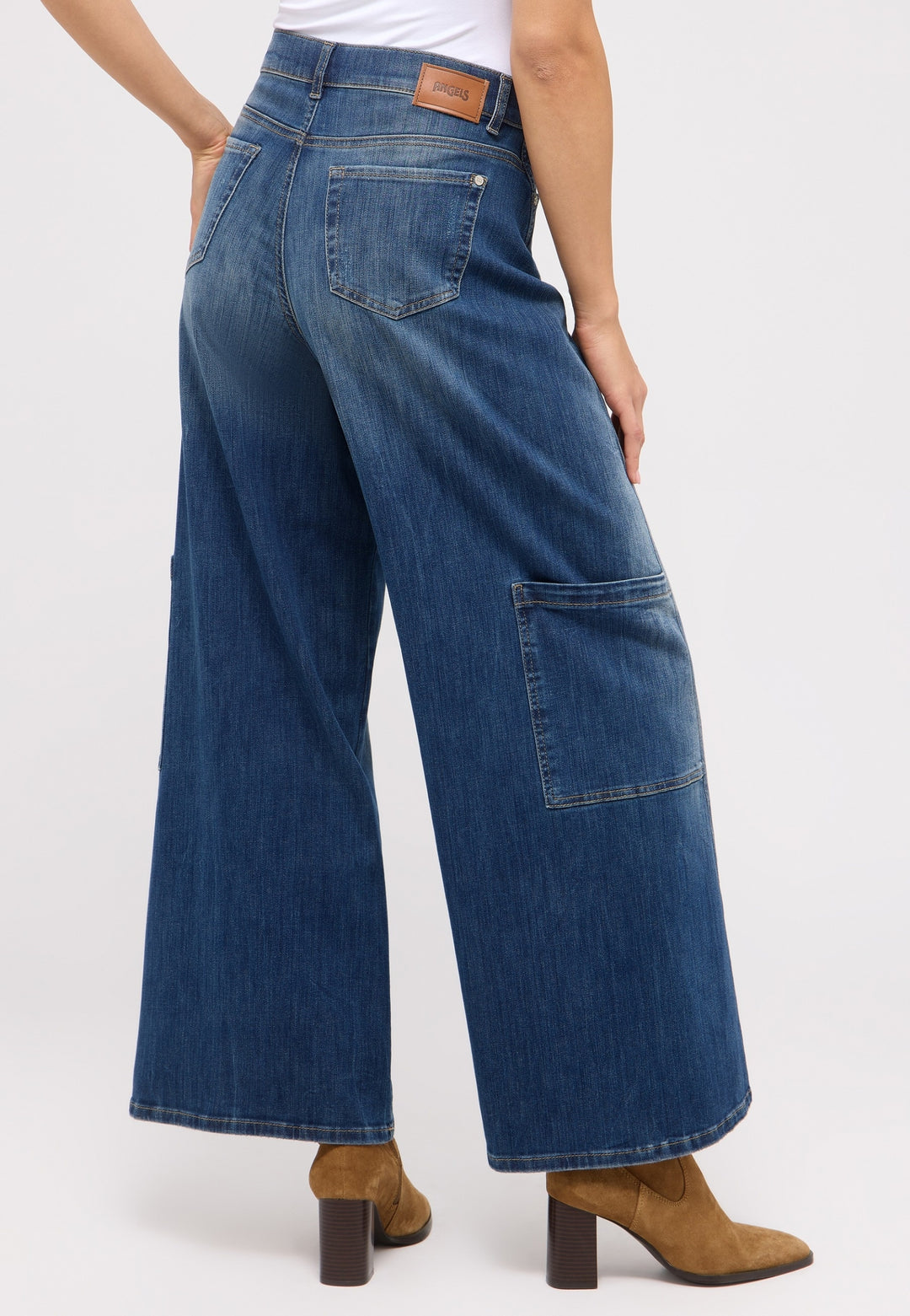 LIVA SEAM CARGO, mid blue dirty used destroyed 33288 Bild 5