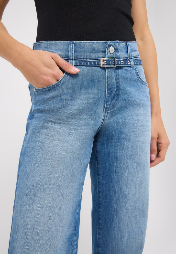 LIZ BELT, light blue used 3458 Bild 6