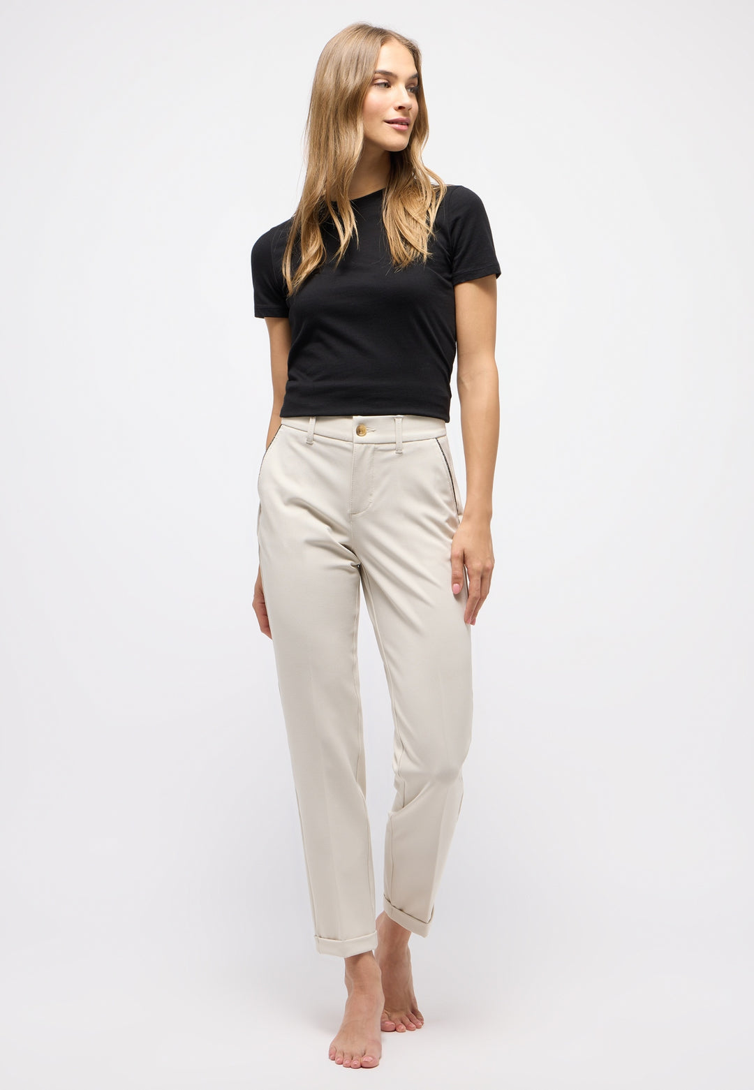 LOUISA CHINO TU GLAM, ecru 714 Bild 4