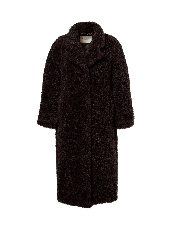 SASHA long coat, dark chocolate 2980 Bild 1