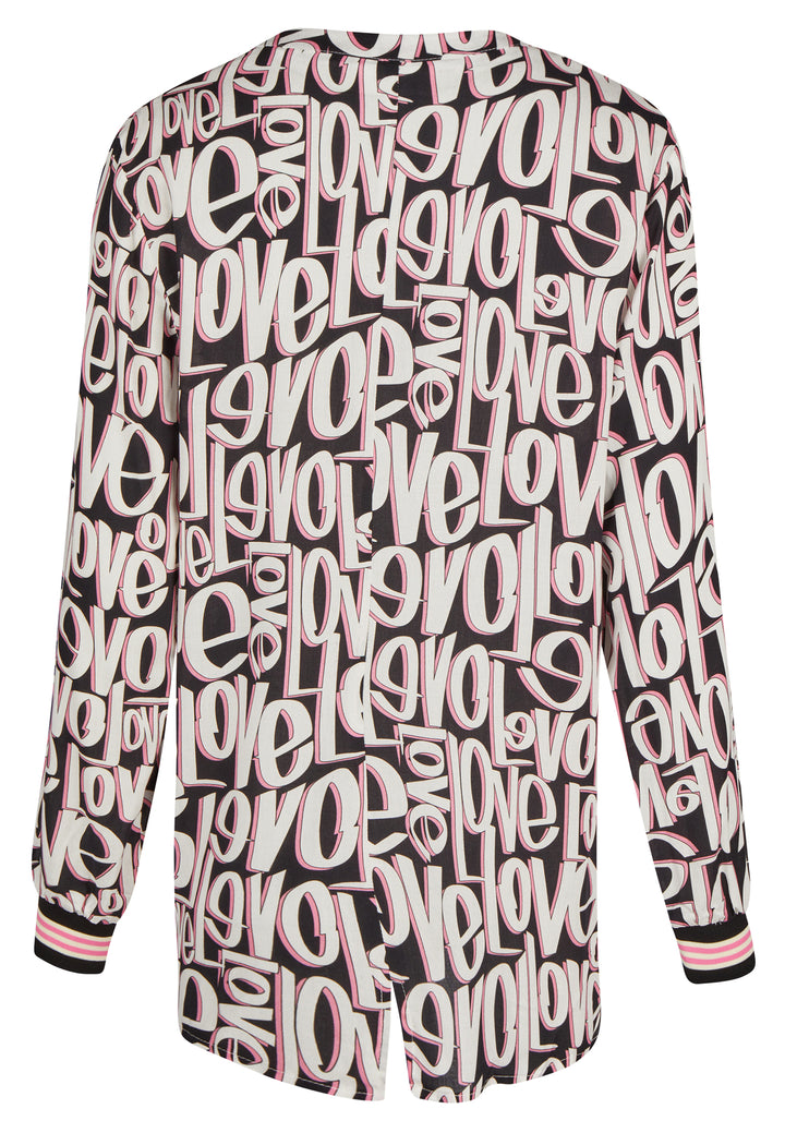 BLOUSE, BLACK GRAPHIC 001-030314 Bild 2