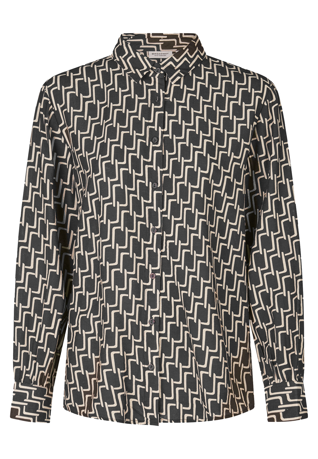 BLOUSE, BLACK GRAPHIC 001-030314 Bild 1