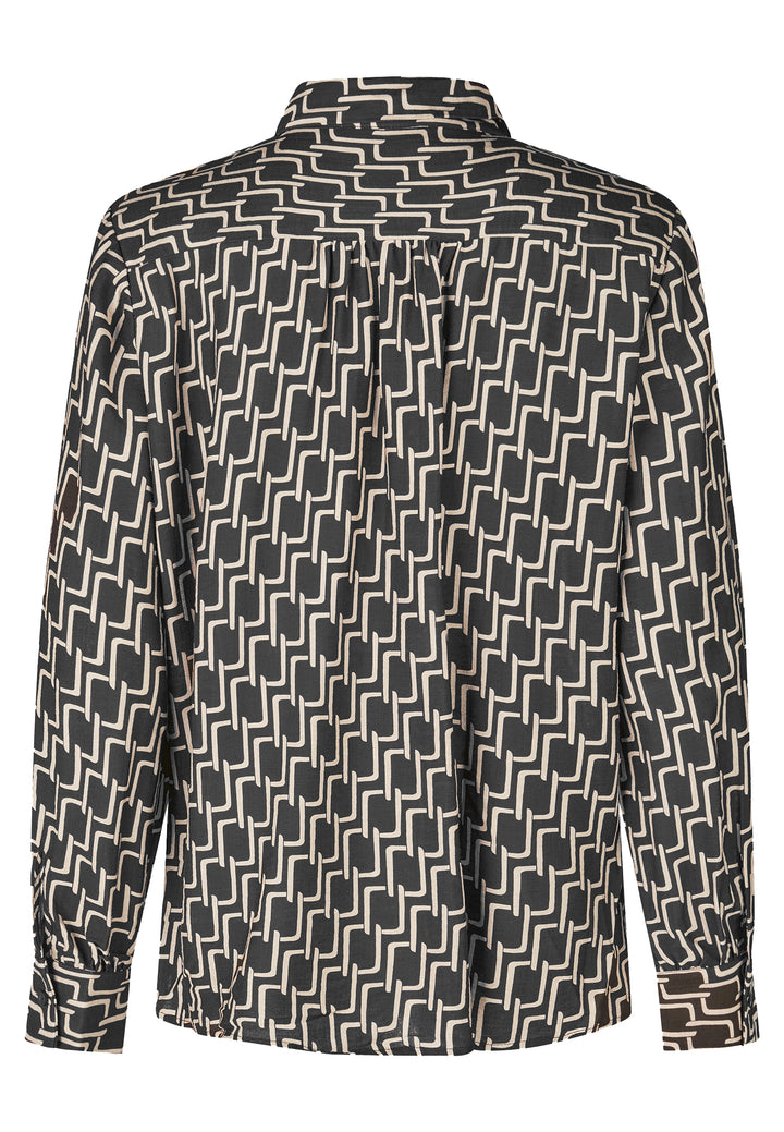 BLOUSE, BLACK GRAPHIC 001-030314 Bild 2
