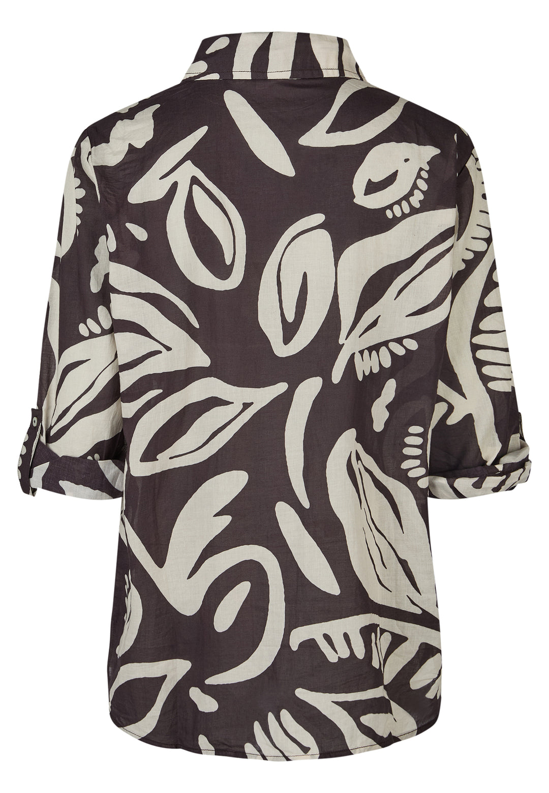 BLOUSE, DARK CHOCOLATE GRAPHIC 201-131403 Bild 3