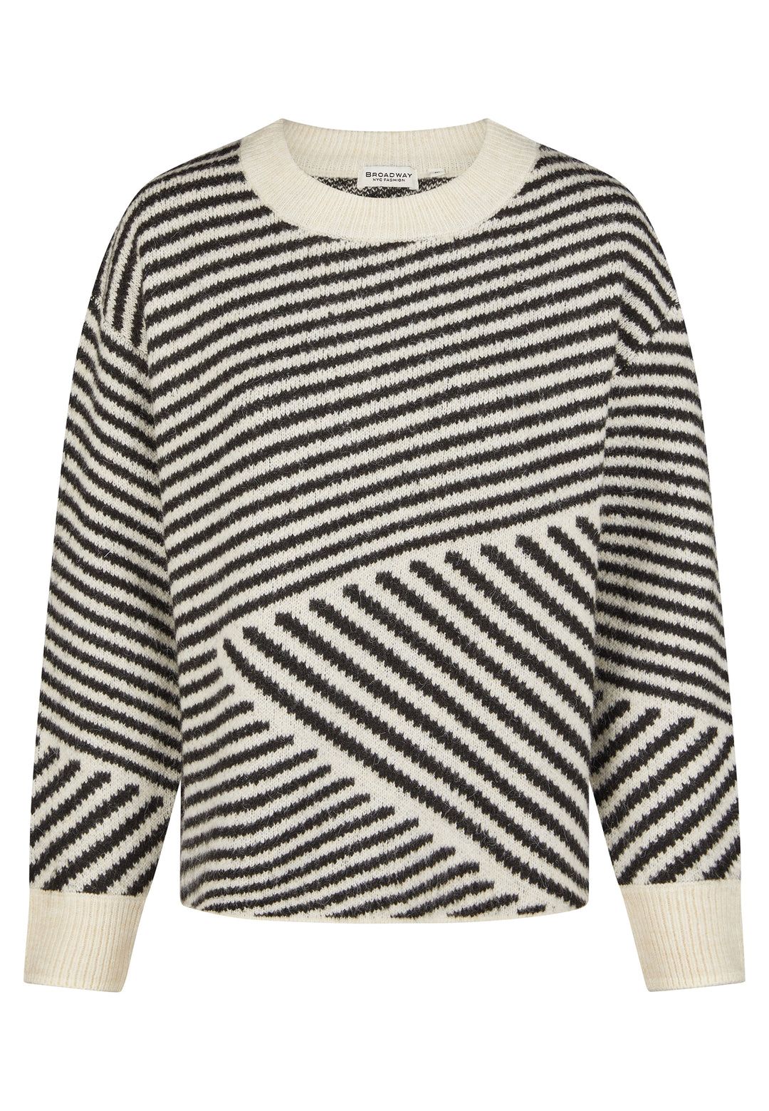 SWEATER, BLACK - CASHEW 001-030327 Bild 1
