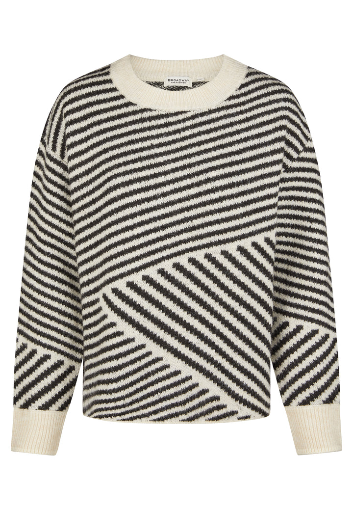SWEATER, BLACK - CASHEW 001-030327 Bild 1