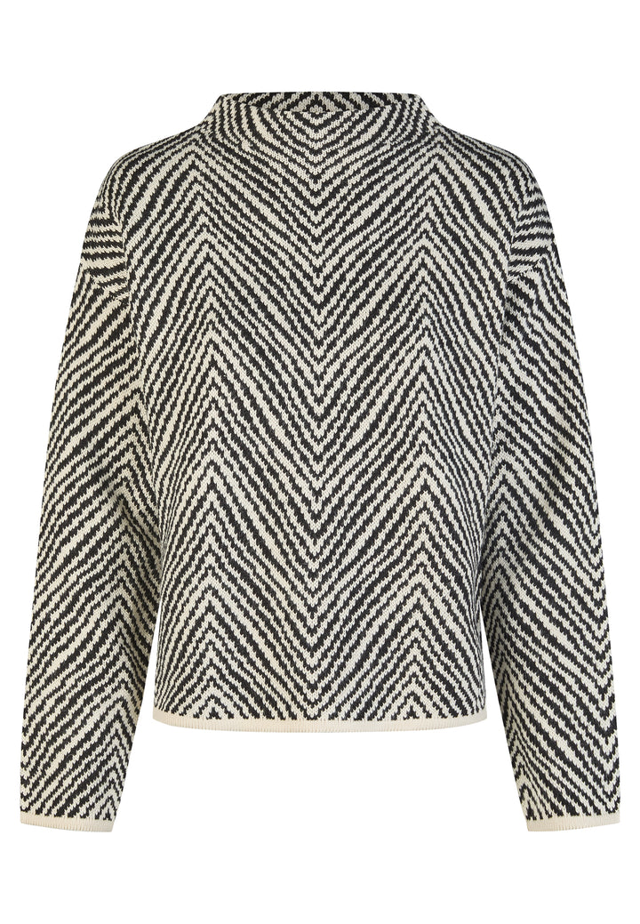 SWEATER, BLACK GRAPHIC 001-030314 Bild 1