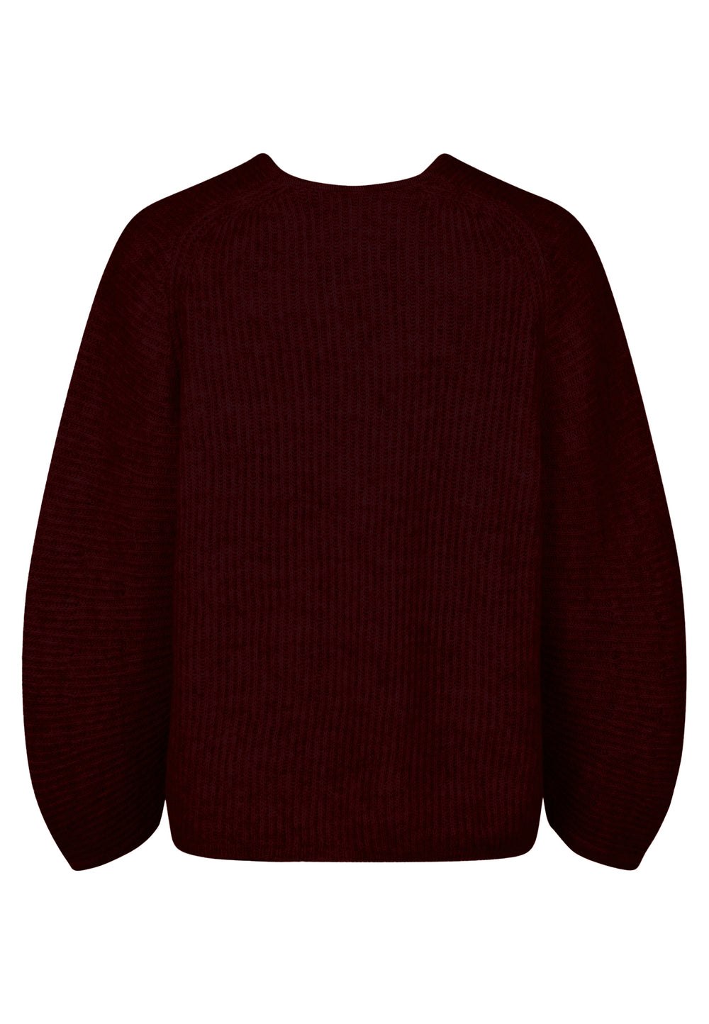 SWEATER, BURGUNDY MELANGE 601-1617ME Bild 2