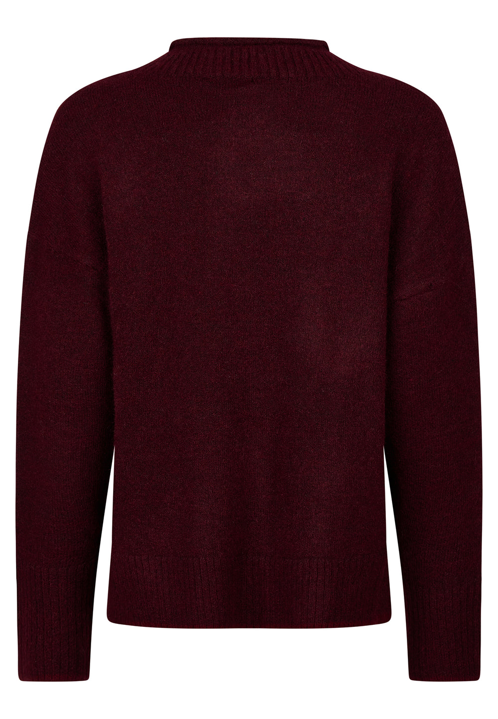 SWEATER, BURGUNDY MELANGE 601-1617ME Bild 2