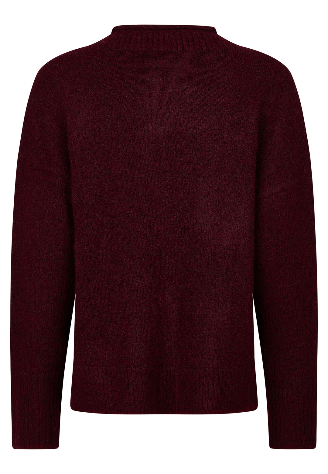 SWEATER, BURGUNDY MELANGE 601-1617ME Bild 2