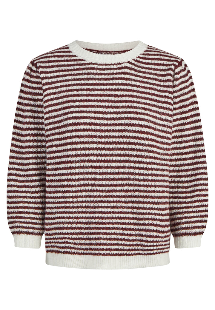SWEATER, BURGUNDY STRIPE 601-161705 Bild 1