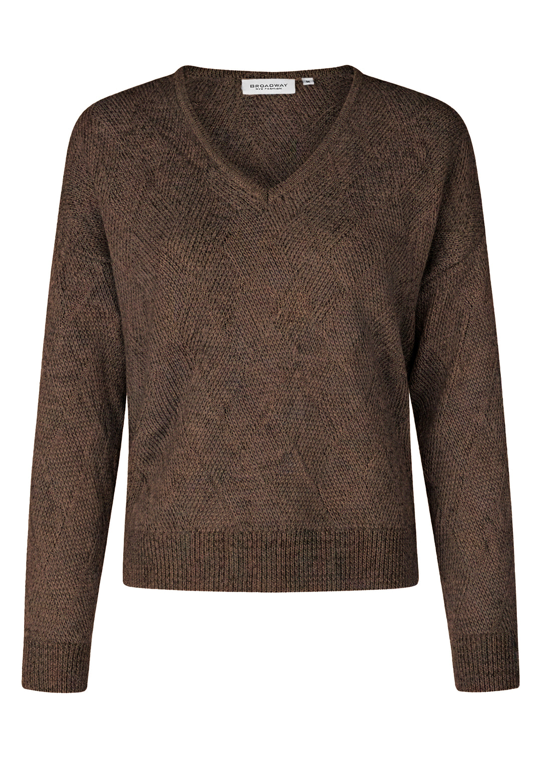 SWEATER, CHOCOLATE PLUM MELANGE 201-1110ME Bild 1