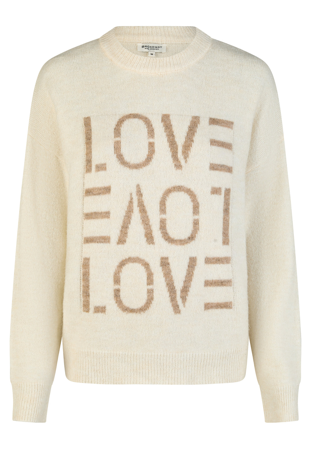 SWEATER, ECRU MELANGE 101-0809ME Bild 1