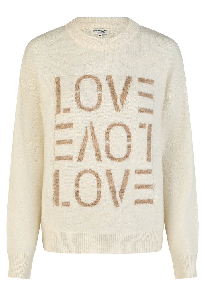 SWEATER, ECRU MELANGE 101-0809ME Bild 1