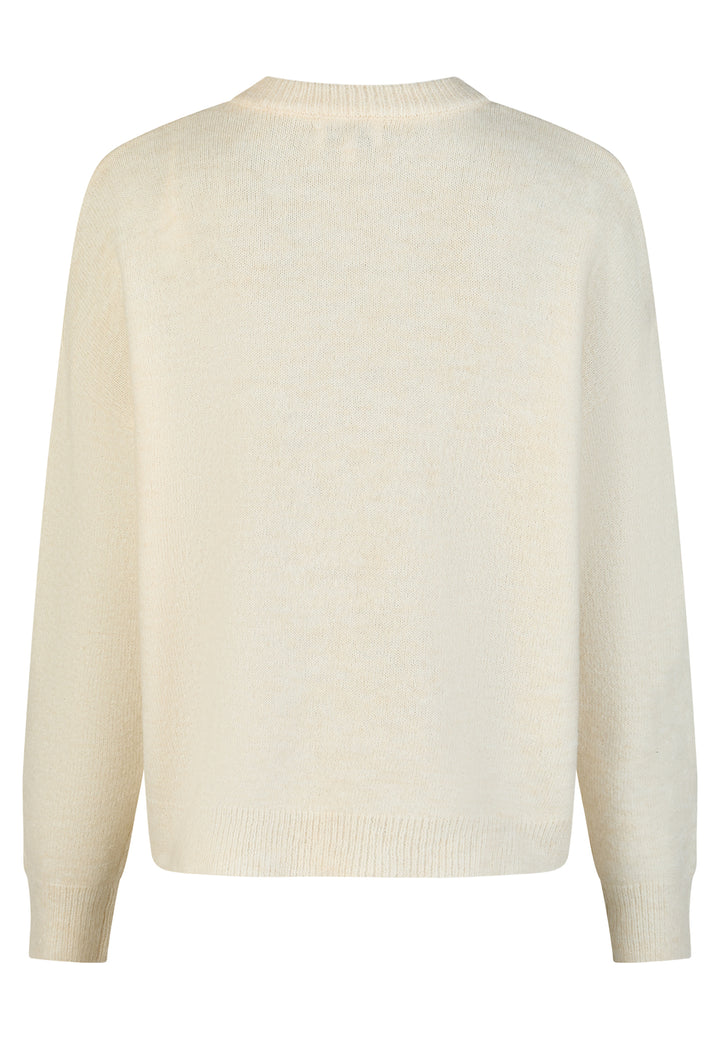SWEATER, ECRU MELANGE 101-0809ME Bild 2
