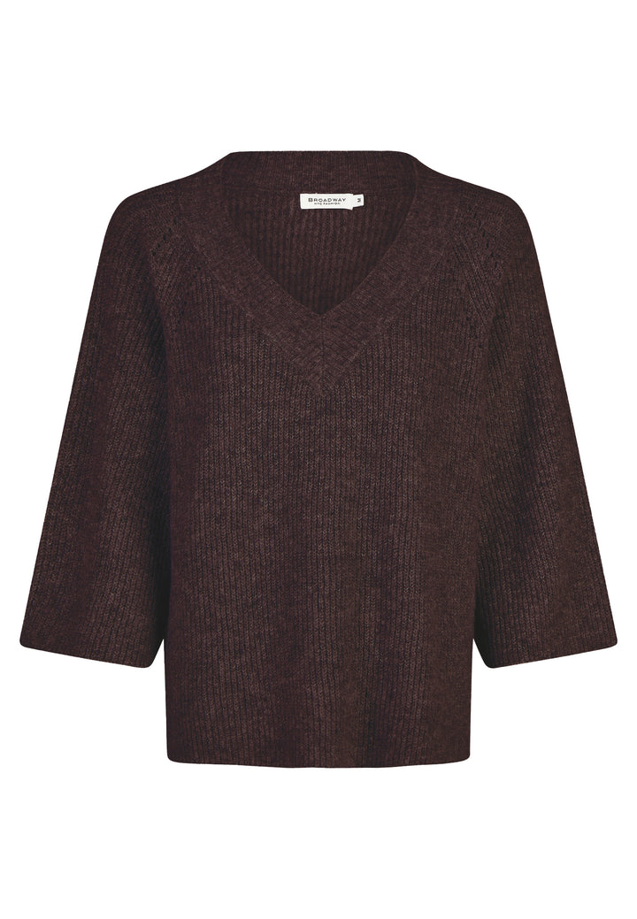 SWEATER, ESPRESSO MELANGE 201-1103ME Bild 1