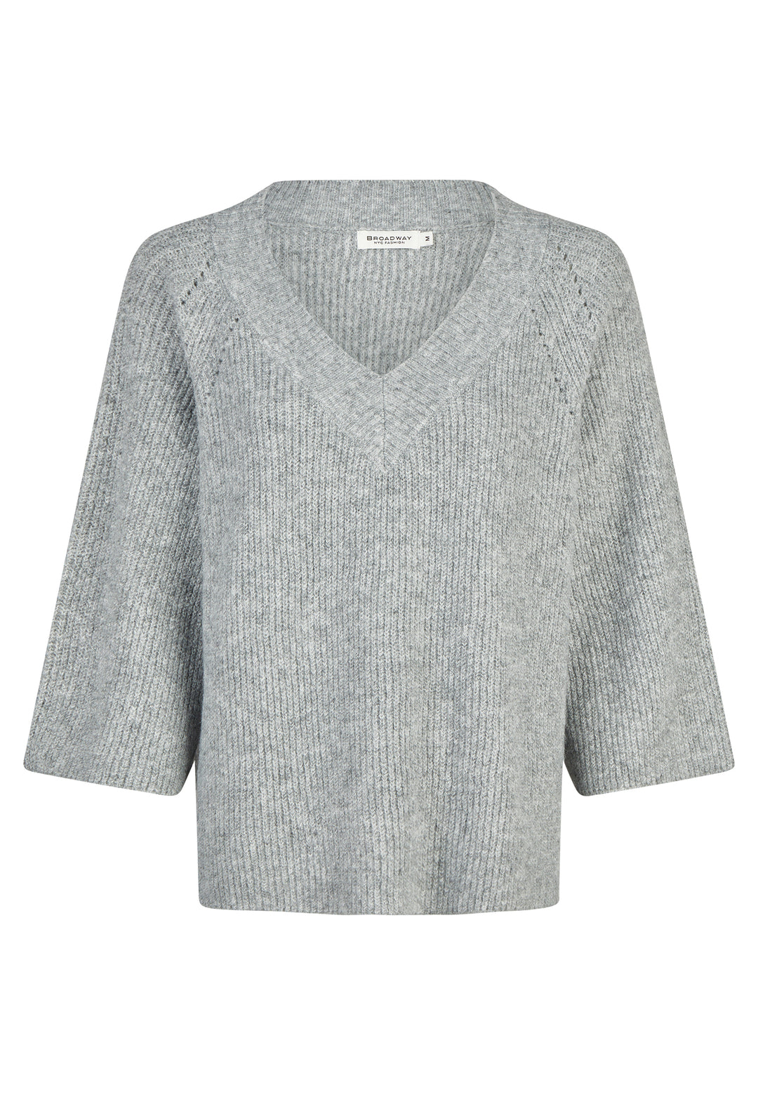 SWEATER, FROST GRAY MELANGE 032-0000ME Bild 1