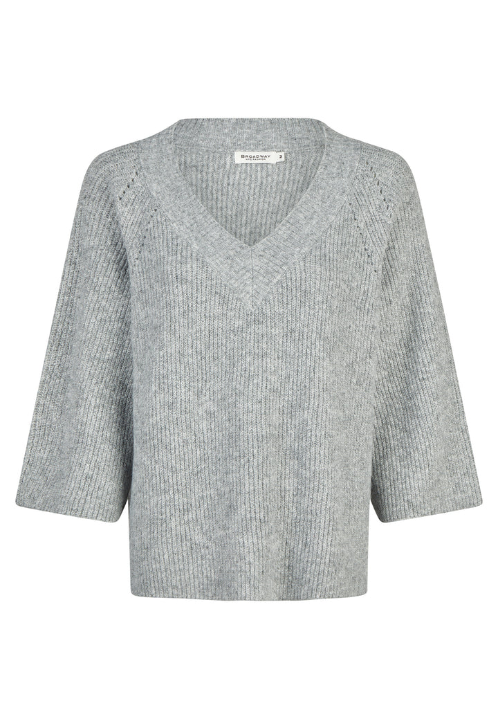 SWEATER, FROST GRAY MELANGE 032-0000ME Bild 1