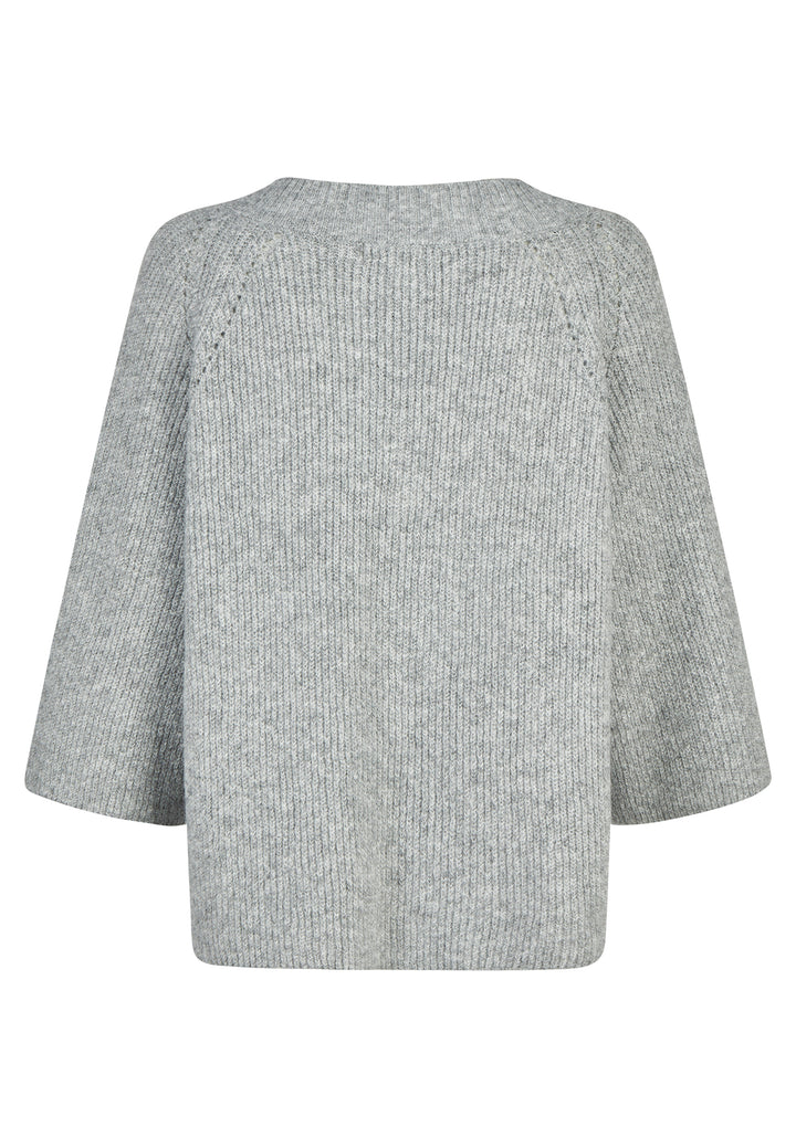 SWEATER, FROST GRAY MELANGE 032-0000ME Bild 2