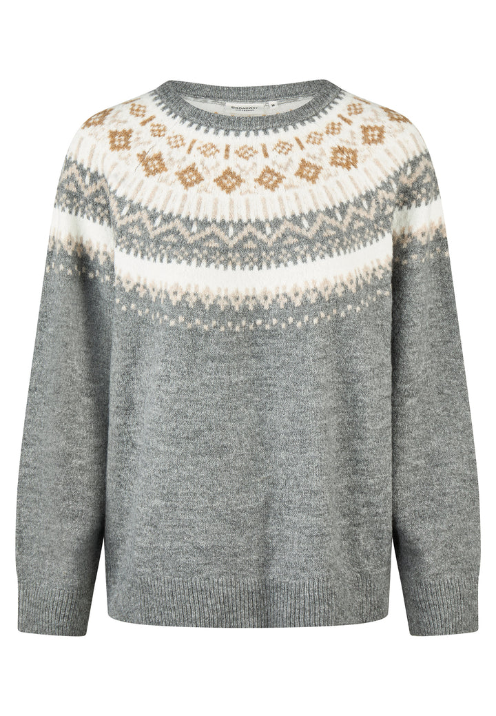 SWEATER, FROST GRAY MELANGE 032-0000ME Bild 1