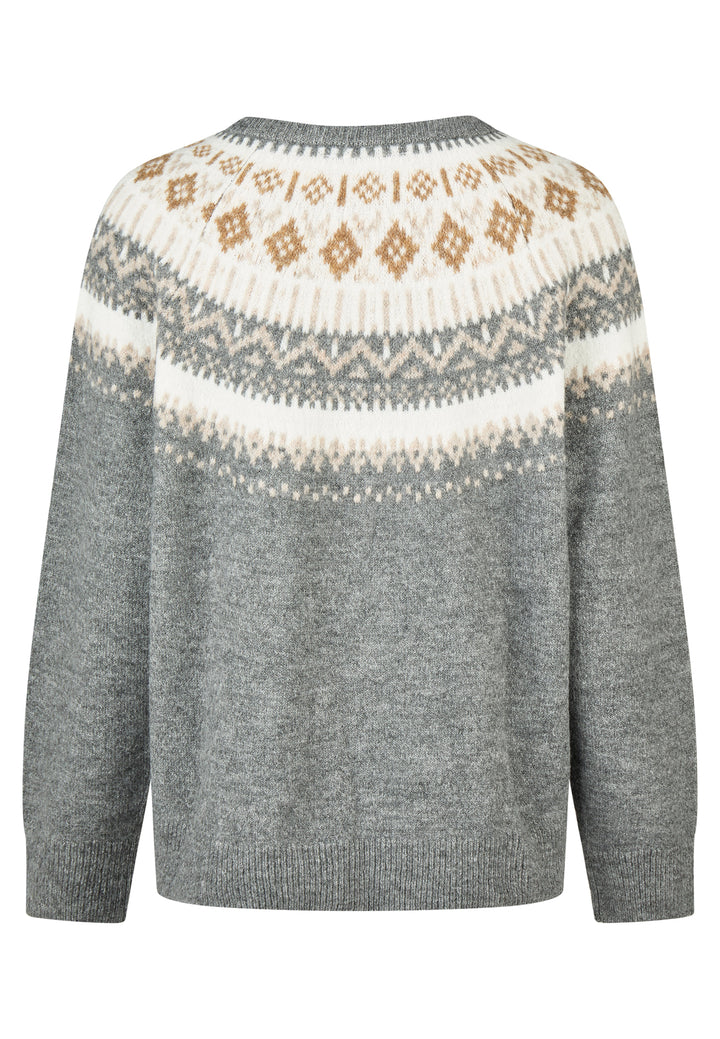 SWEATER, FROST GRAY MELANGE 032-0000ME Bild 2