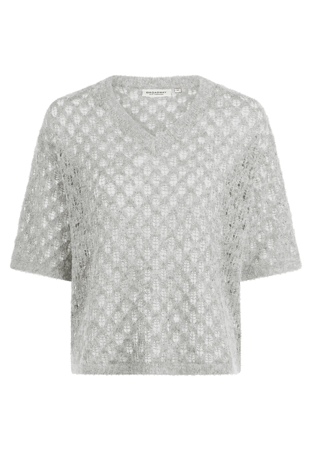 SWEATER, LIGHT GREY MELANGE 050-4201ME Bild 1