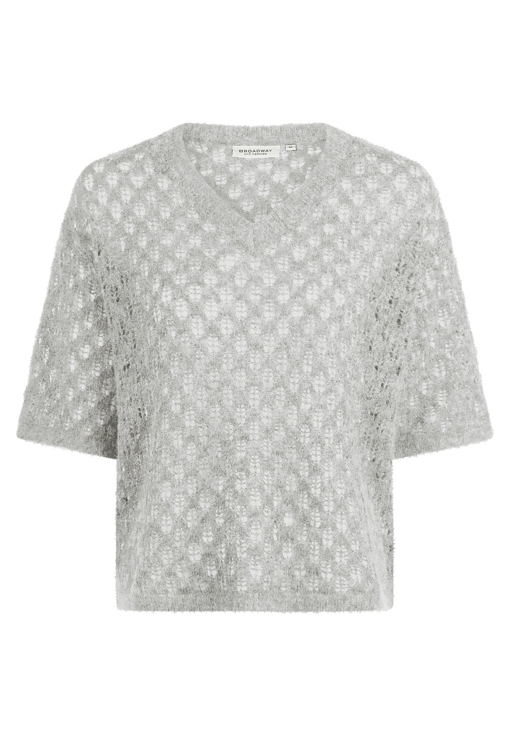 SWEATER, LIGHT GREY MELANGE 050-4201ME Bild 1