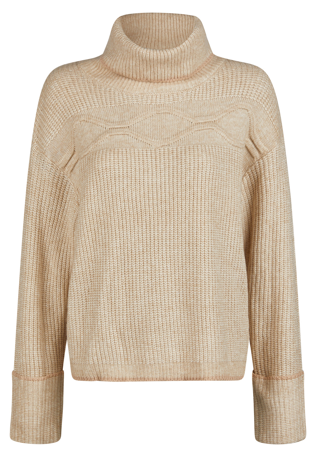SWEATER, LT CAMEL BEIGE MEL 120-1328ME Bild 1