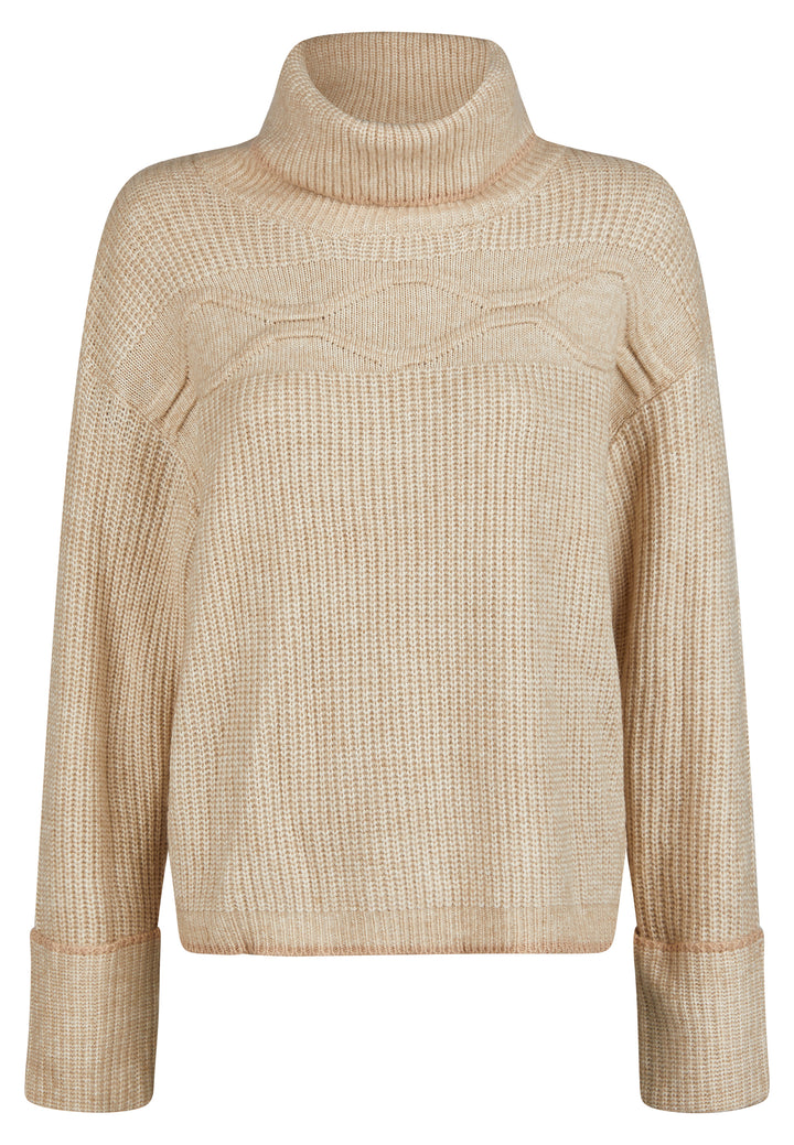 SWEATER, LT CAMEL BEIGE MEL 120-1328ME Bild 1