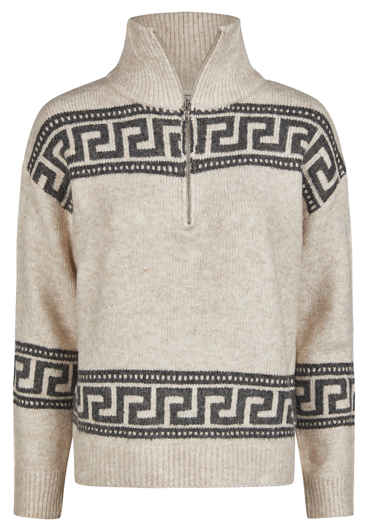 SWEATER, LT CAMEL BEIGE MEL 120-1328ME Bild 1