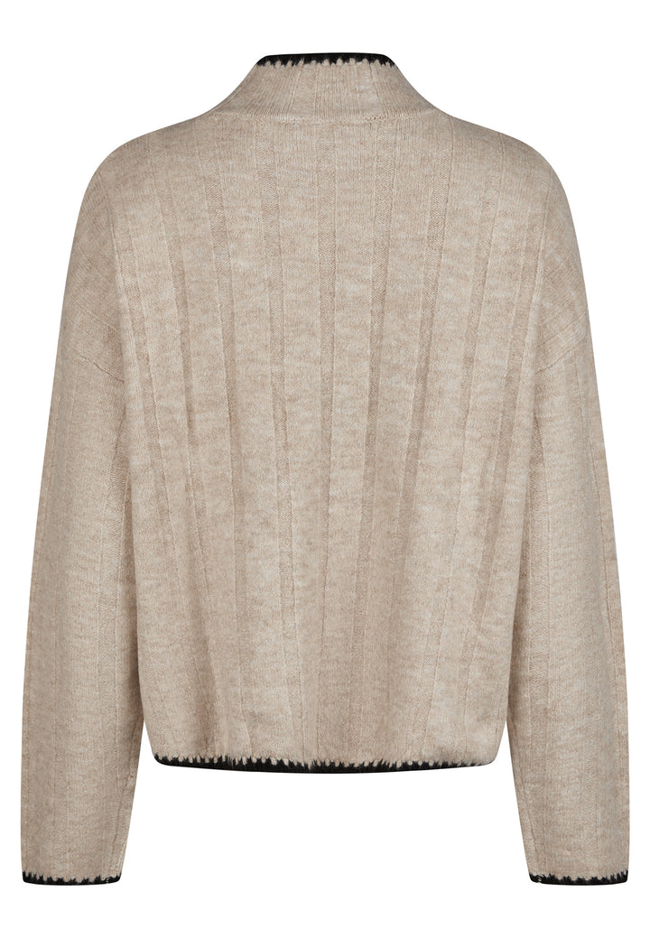 SWEATER, LT CAMEL BEIGE MEL 120-1328ME Bild 2