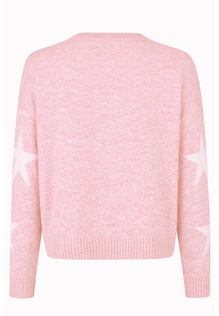 SWEATER, SOFT PINK MELANGE 670-1816ME Bild 2