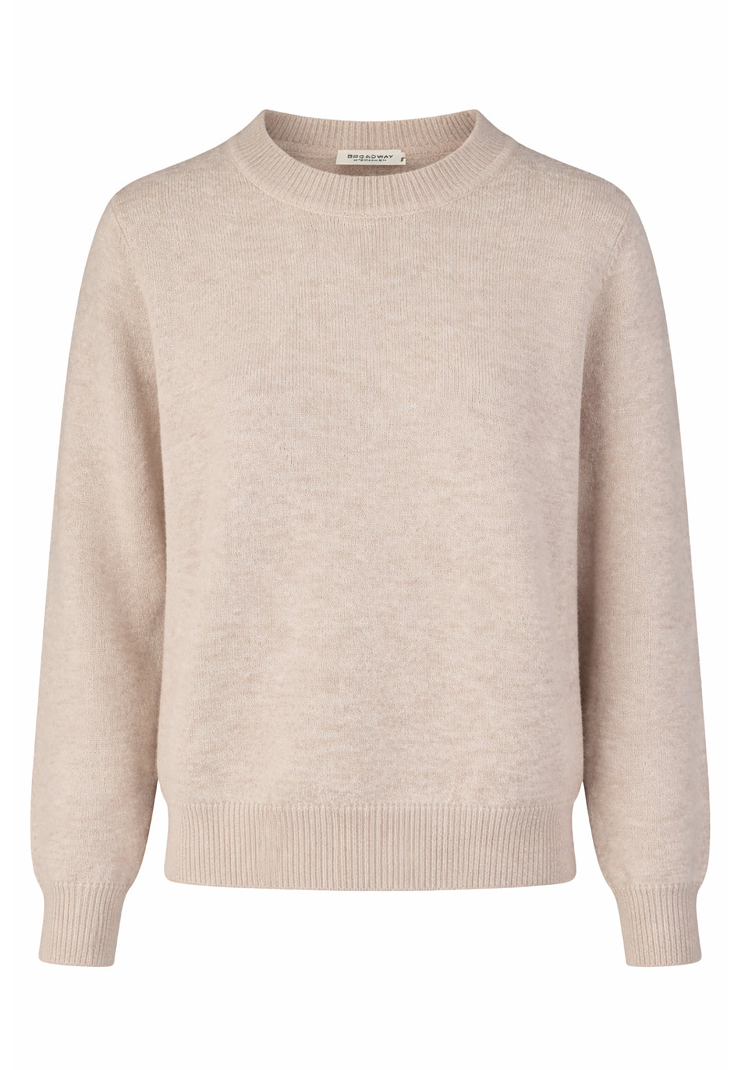 SWEATER, WARM SAND MELANGE 120-1214ME Bild 1