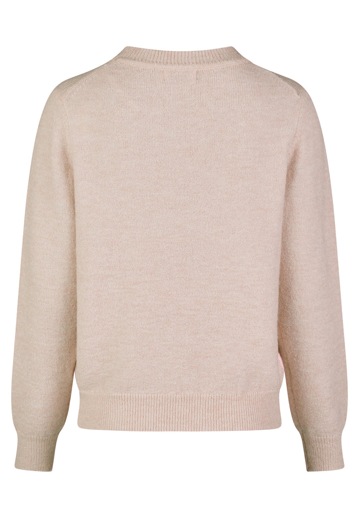 SWEATER, WARM SAND MELANGE 120-1214ME Bild 2