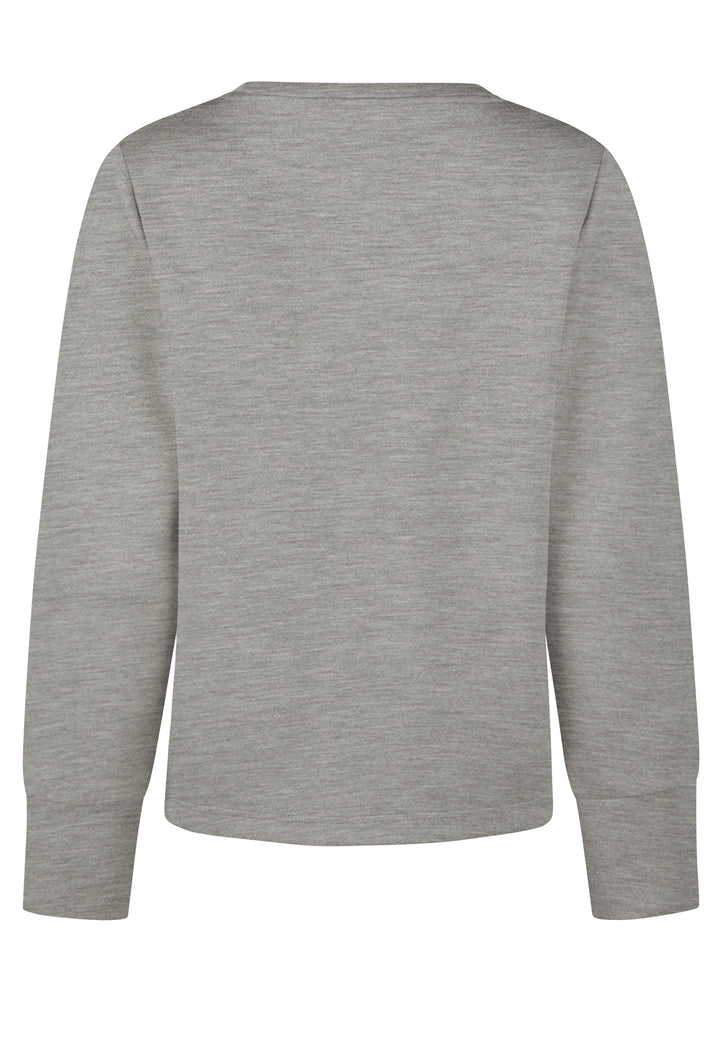 SWEATSHIRT, FROST GRAY MELANGE 032-0000ME Bild 2