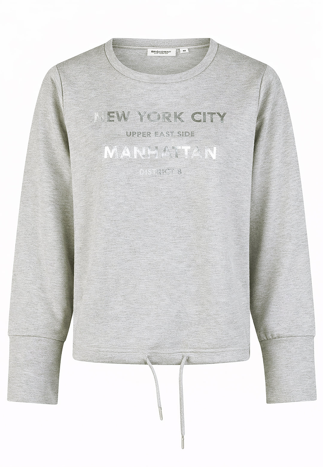 SWEATSHIRT, LIGHT GREY MELANGE 050-4201ME Bild 1
