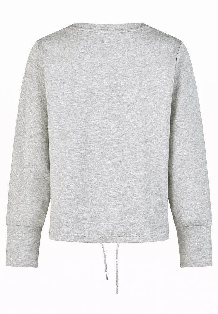 SWEATSHIRT, LIGHT GREY MELANGE 050-4201ME Bild 2