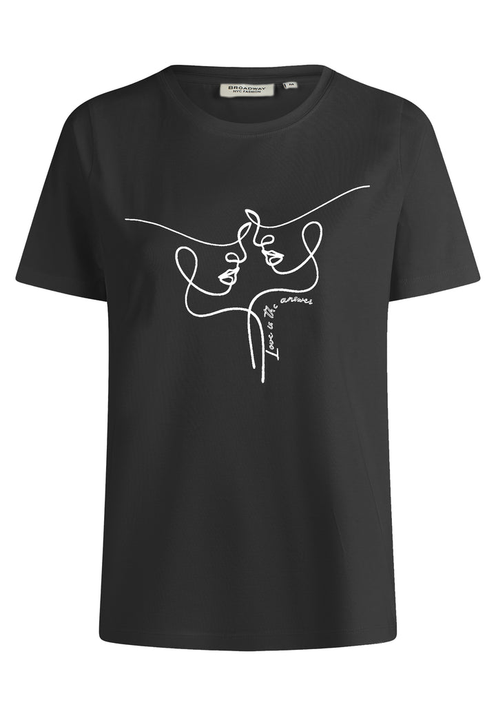 T-SHIRT, BLACK 001-030300 Bild 1