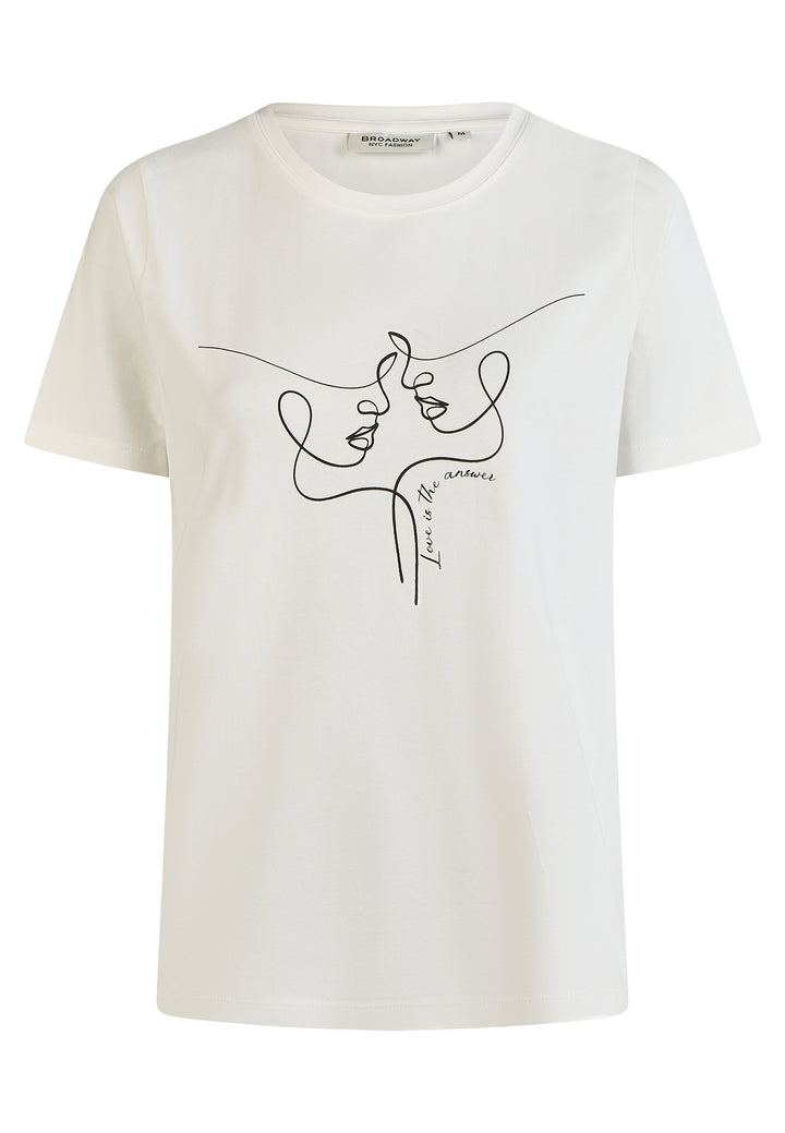 T-SHIRT, SOFT WHITE 101-060600 Bild 1