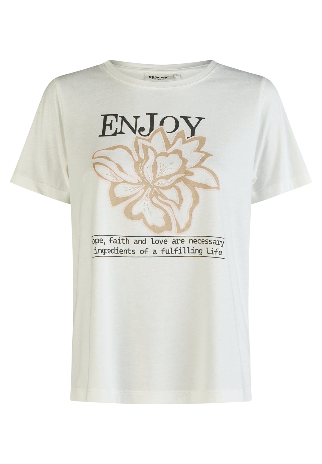 T-SHIRT, SOFT WHITE 101-060600 Bild 1