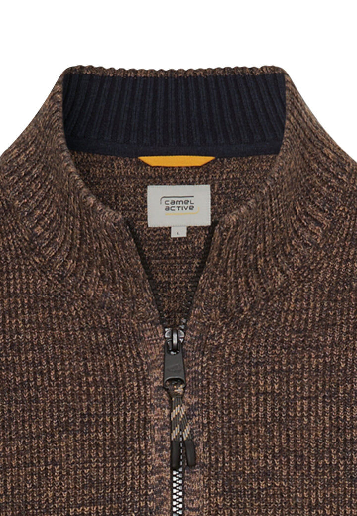 knitted Jacket, Dark Brown 27 Bild 3