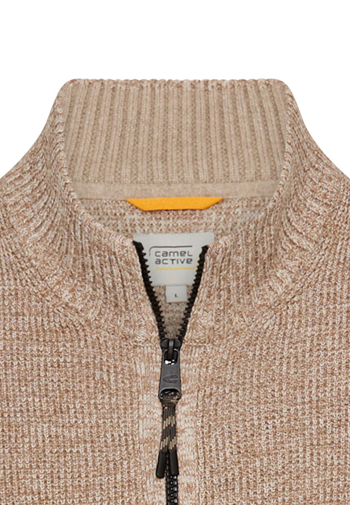 knitted Jacket, Oatmeal 11 Bild 3