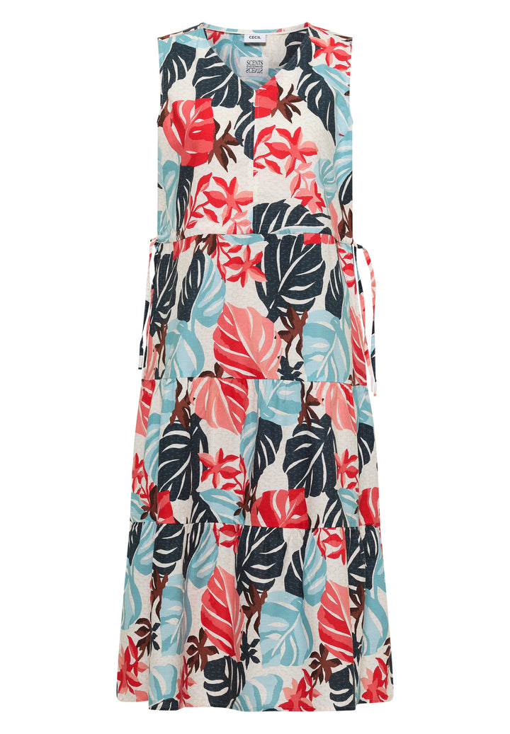 AOP Cotton Slup Dress, light alabaster white 32259 Bild 1
