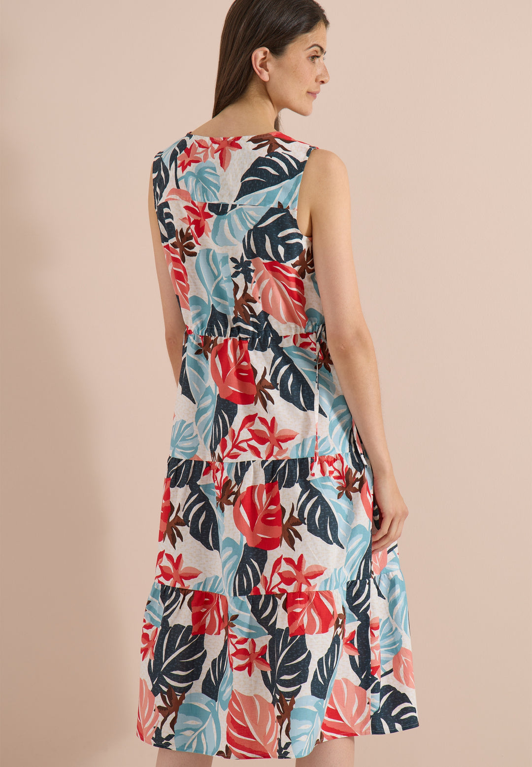 AOP Cotton Slup Dress, light alabaster white 32259 Bild 4