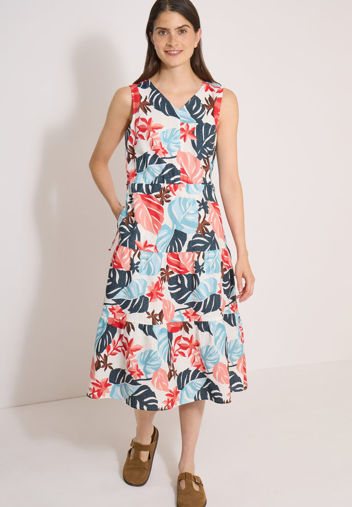 AOP Cotton Slup Dress, light alabaster white 32259 Bild 7