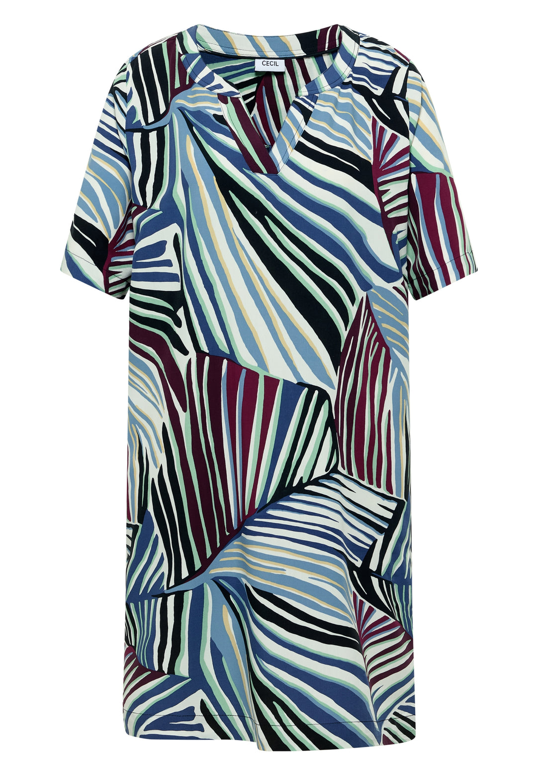 AOP Dress, palm breeze green 37672 Bild 1